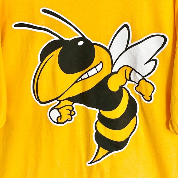 Georgia Tech Yellow Jackets Buzz Graphic Yellow T Shirt Adult size XXL - Picture 3 of 7